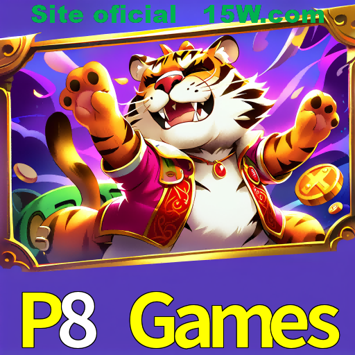 Imagem promocional da P8 Games mostrando a plataforma e suas vantagens